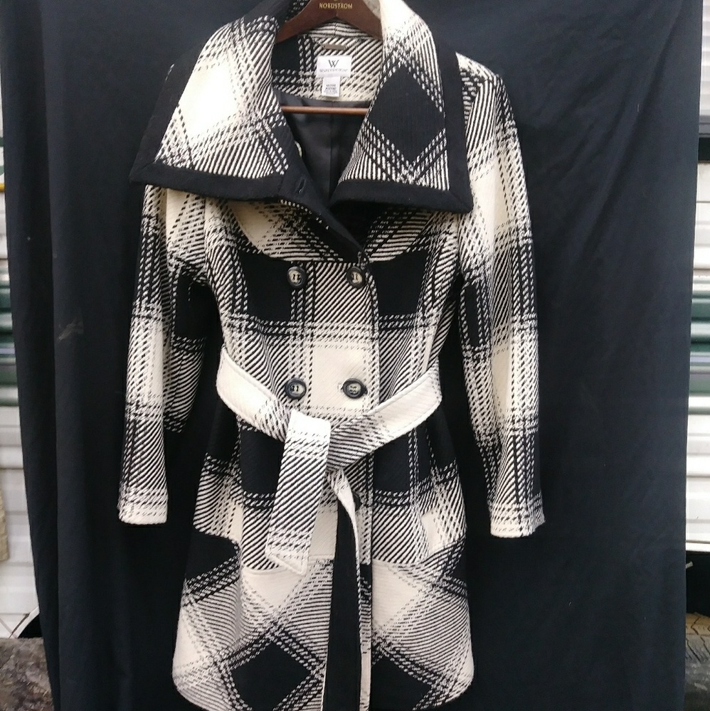 Worthingtons wool coat. Hand painted